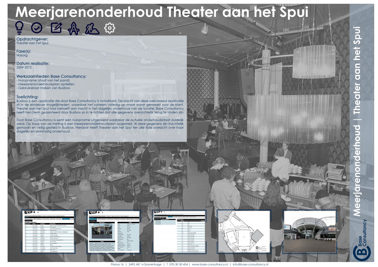 Meerjarenonderhoudsplanning Theater aan het Spui