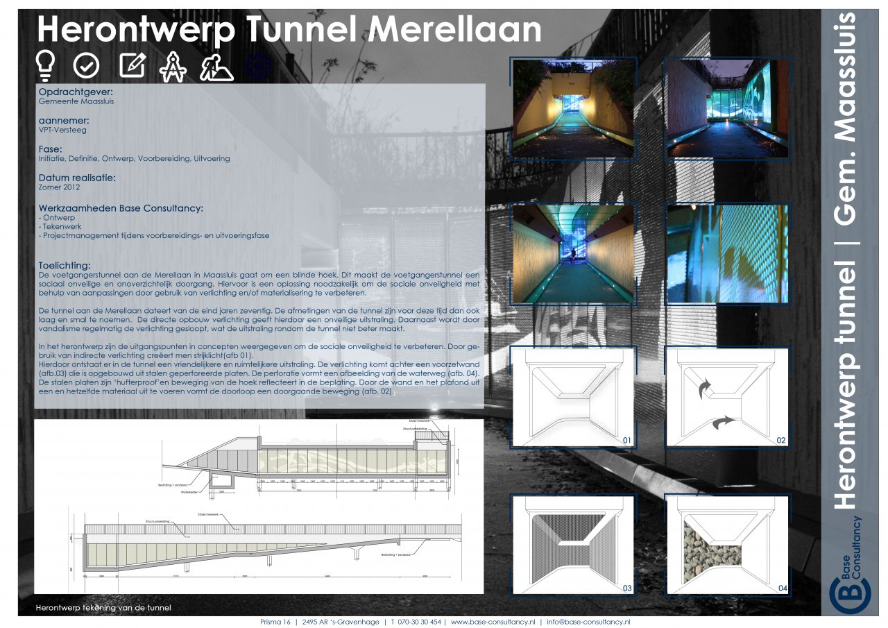 Herontwerp tunnel Merellaan Gemeente Maassluis