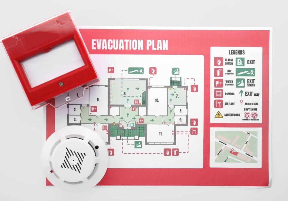 Base Consultancy - Bouwtekeningen - ontruimingsplattegrond
