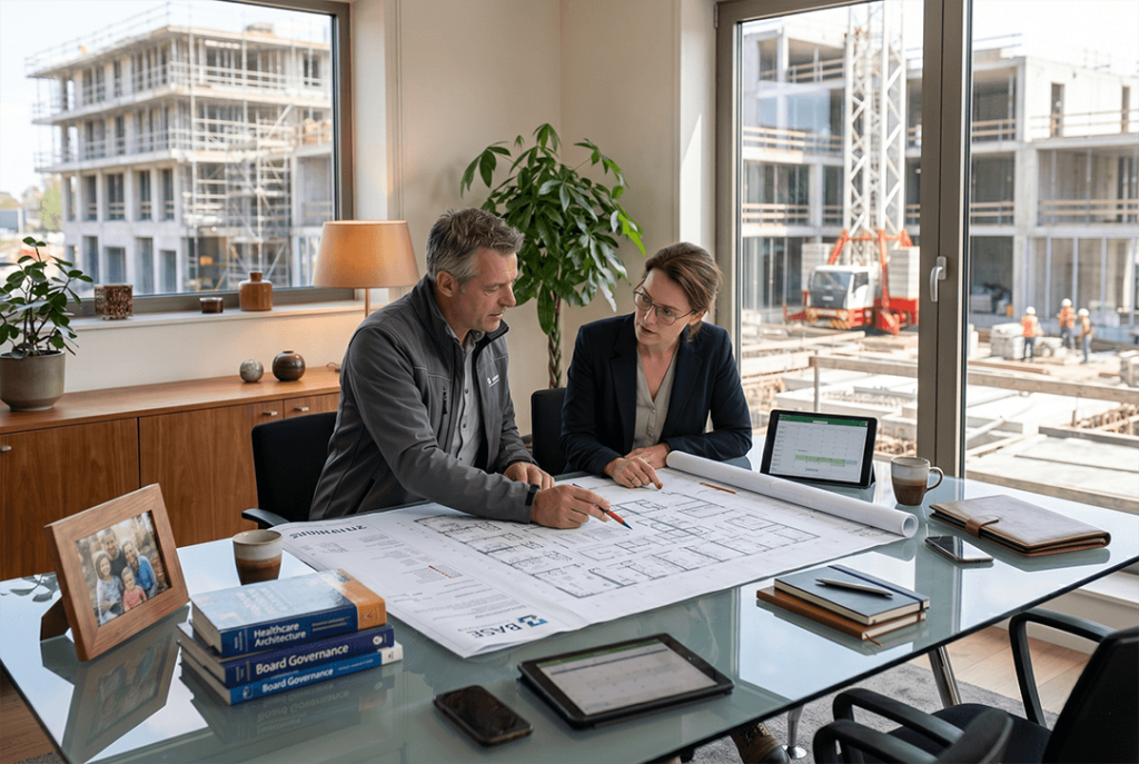 Base Consultancy - Directievoering bouw zorginstelling - toezichthouder in overleg